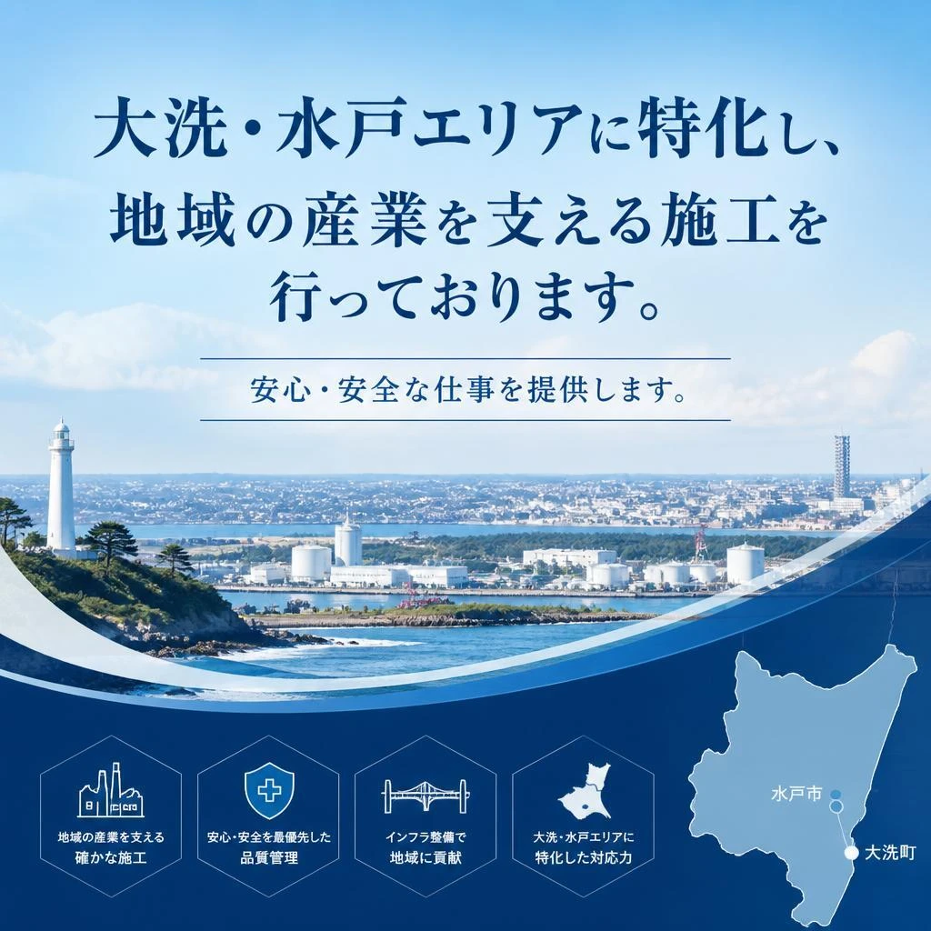 地域密着型の施工