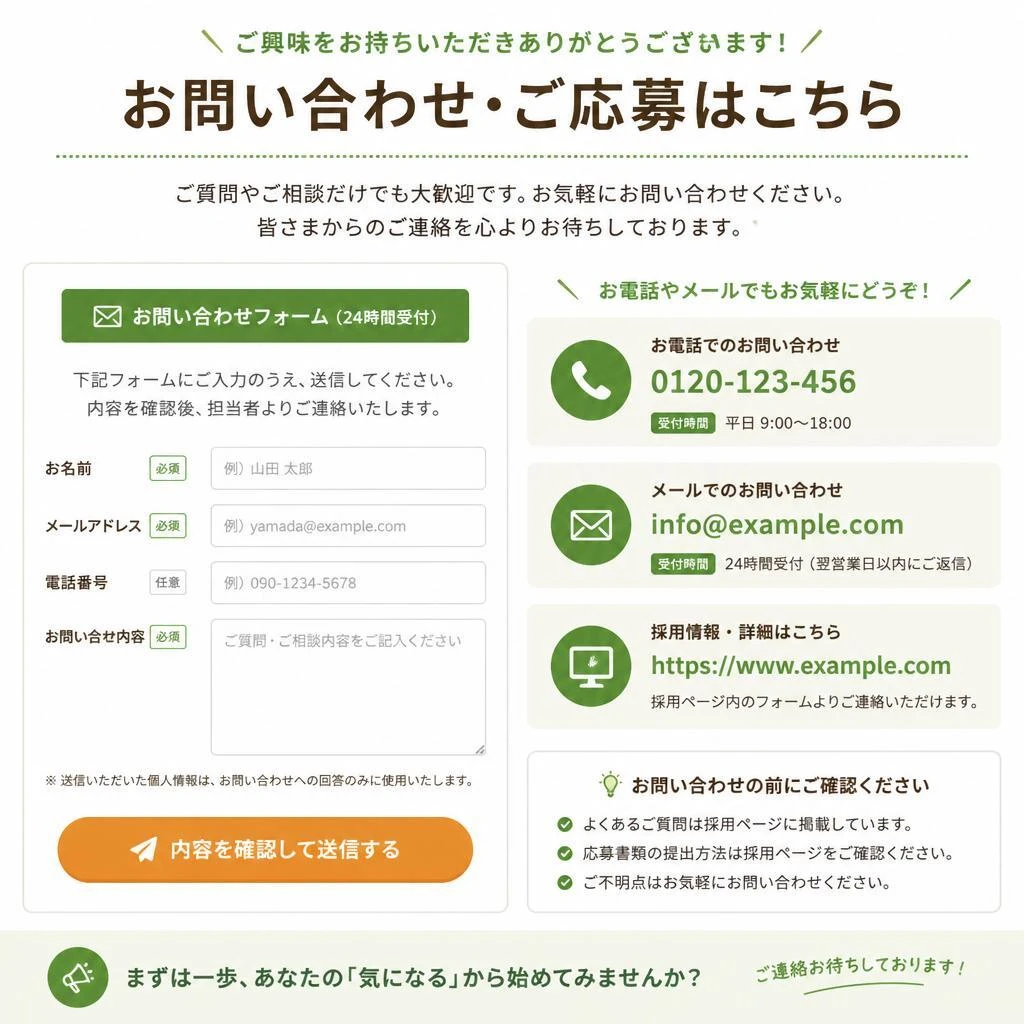 問い合わせ・応募方法