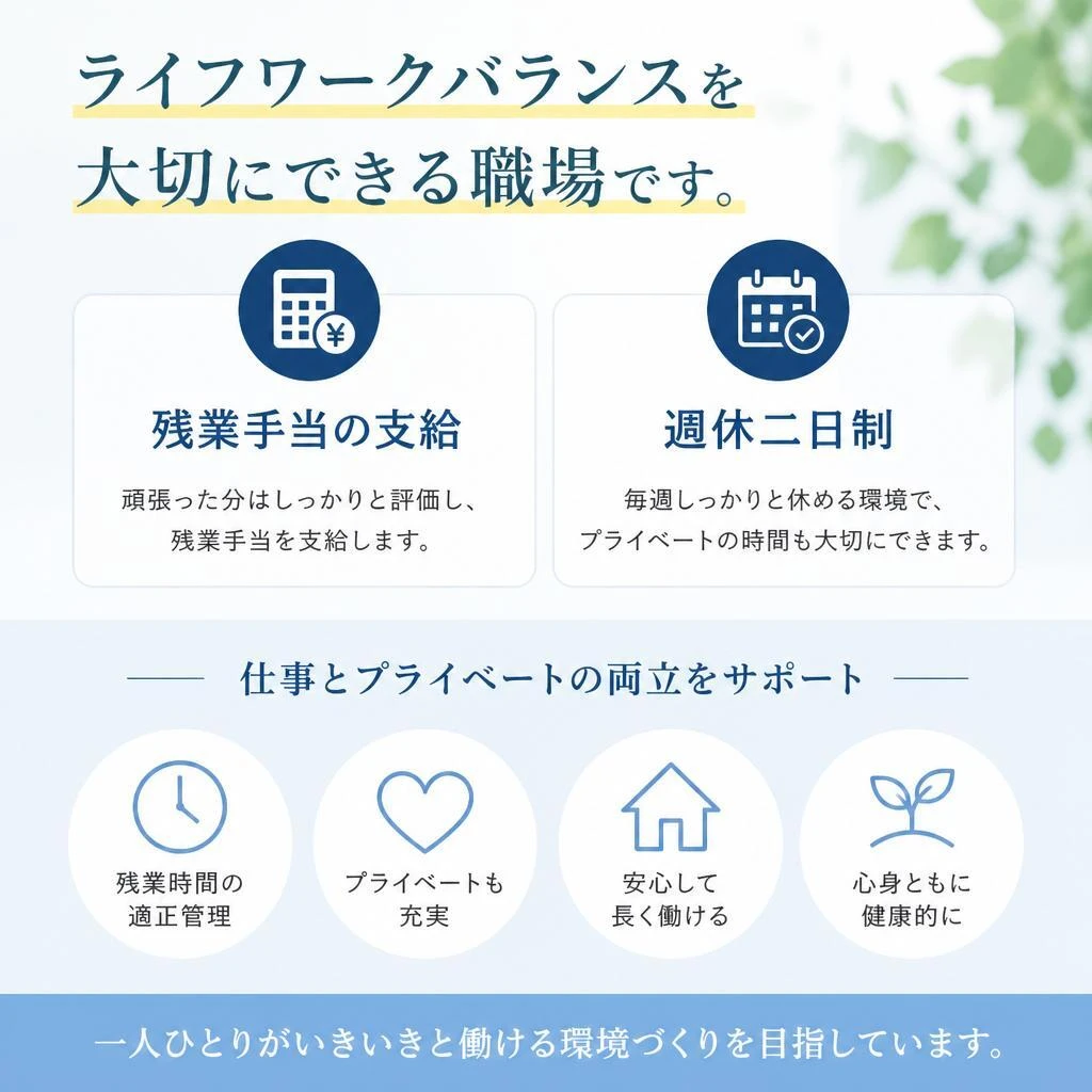 働きやすい職場環境