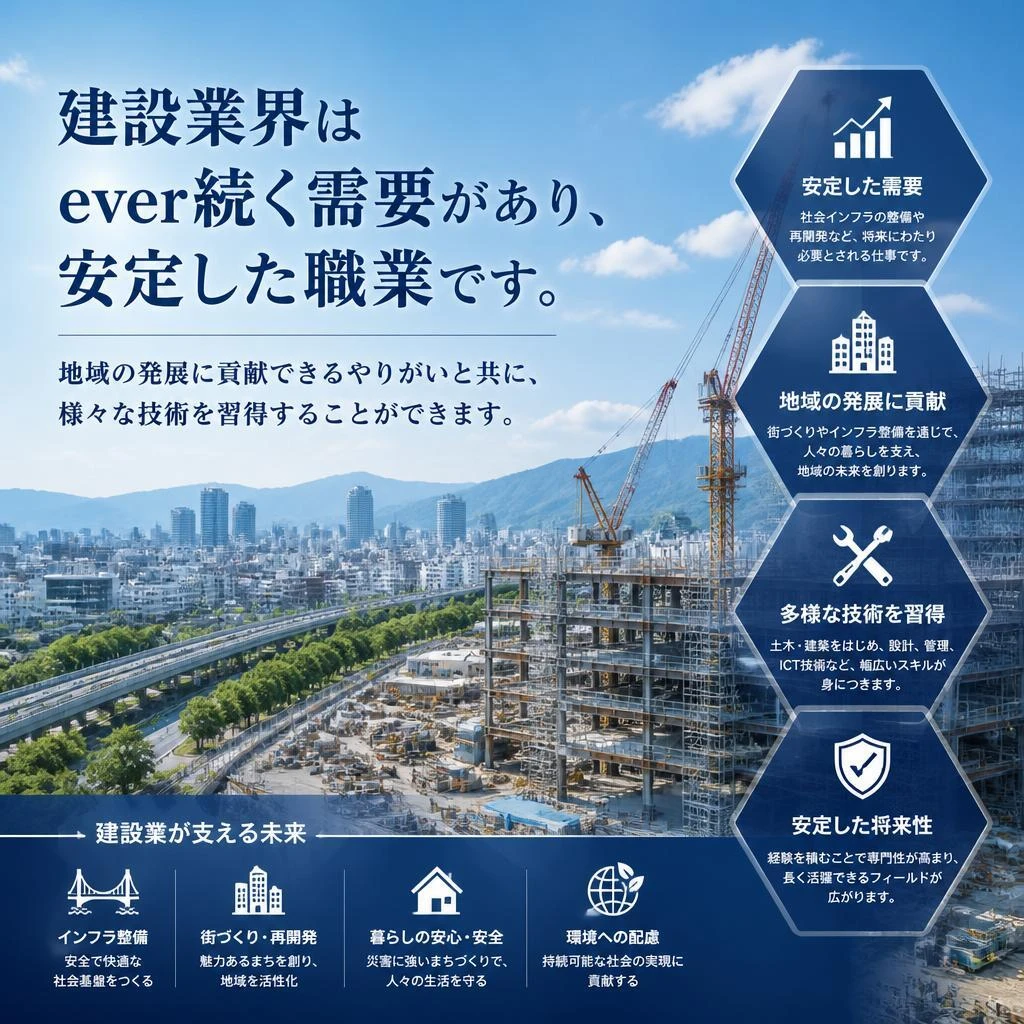 建設業界の魅力とやりがい
