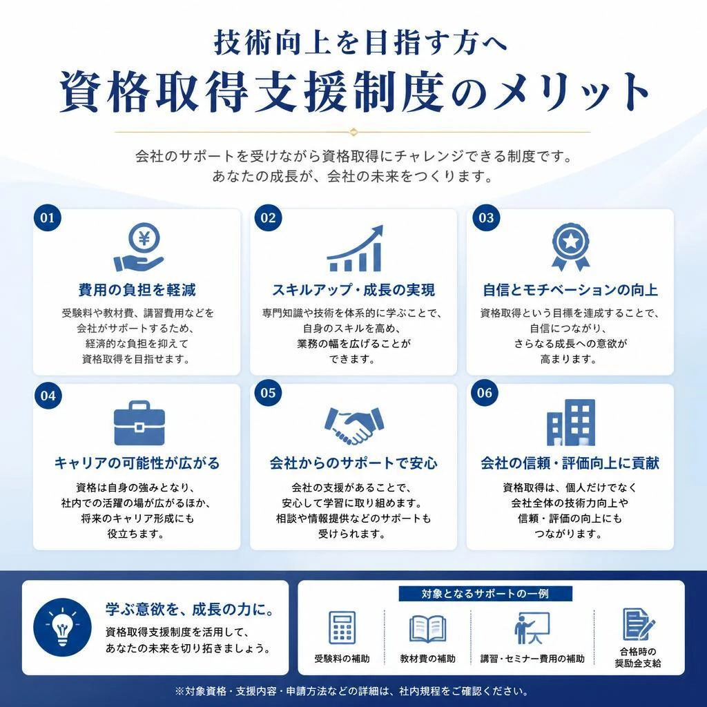 資格取得支援制度