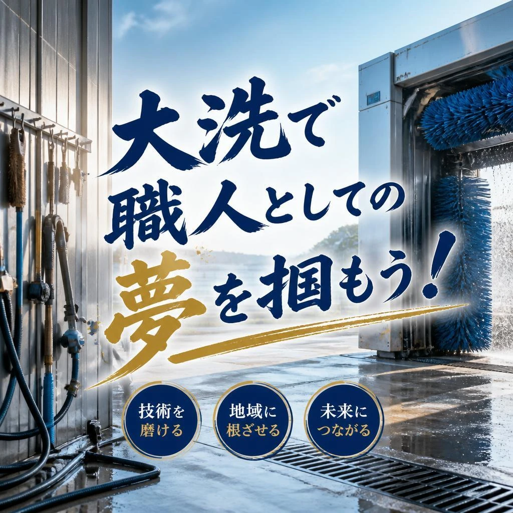 大洗で職人としての夢を掴もう！