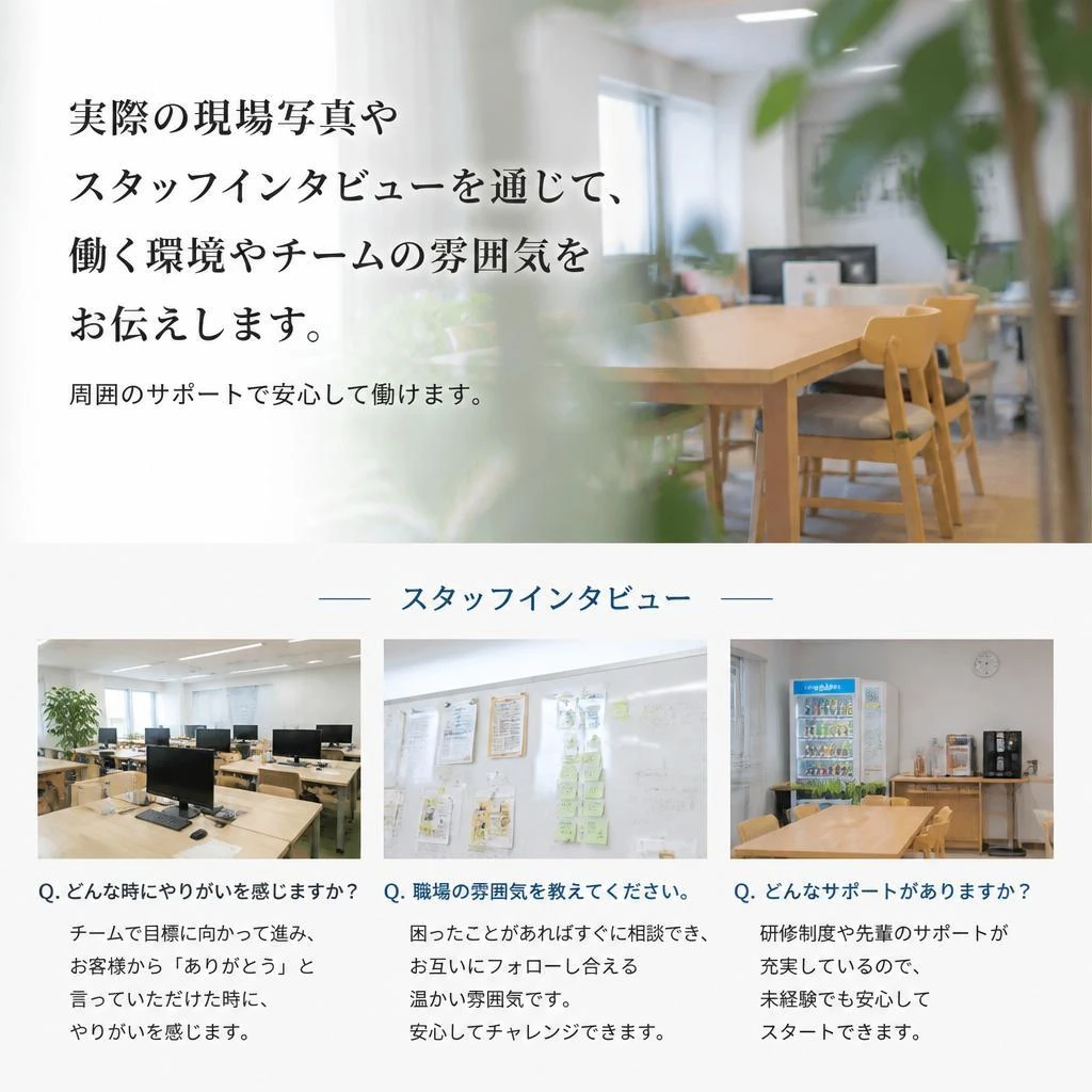 実際の職場環境