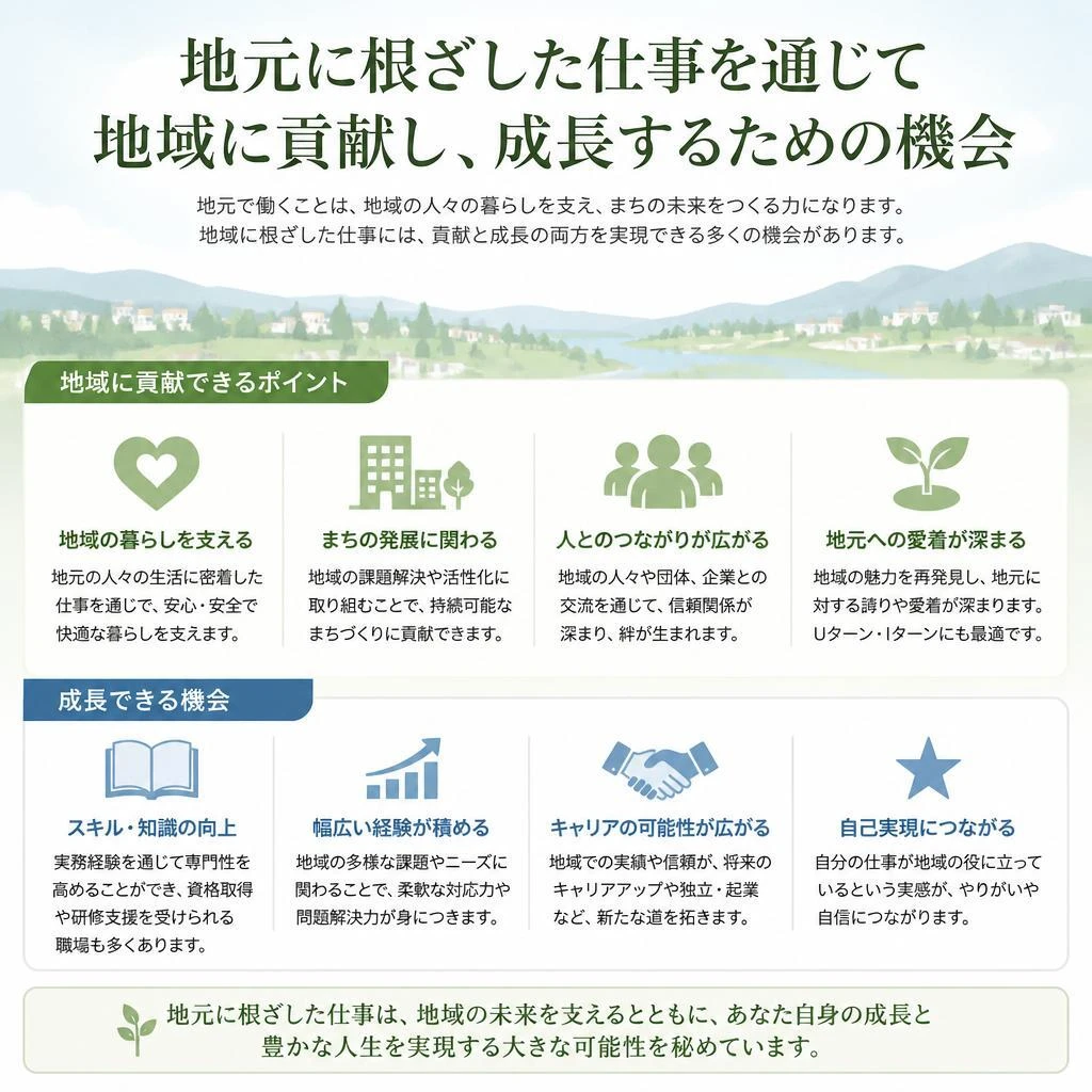 地域貢献と成長機会