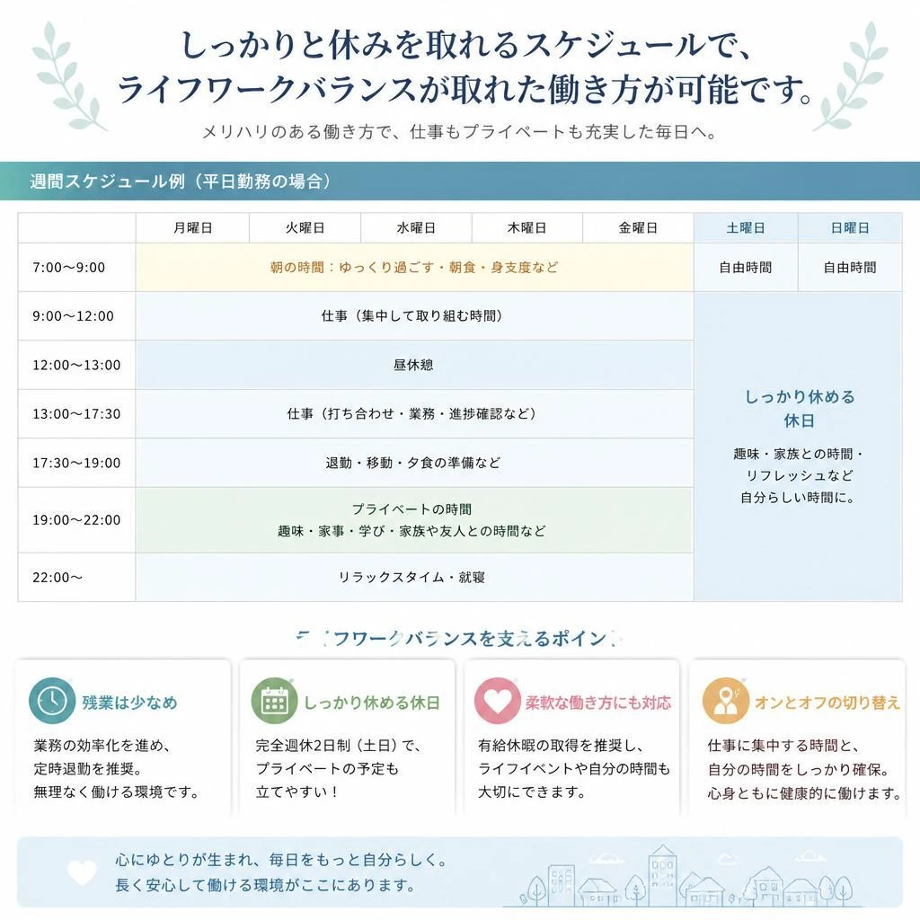 働きやすい環境の整備