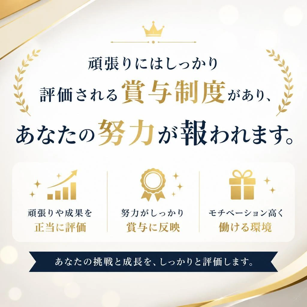 業績に応じた報酬