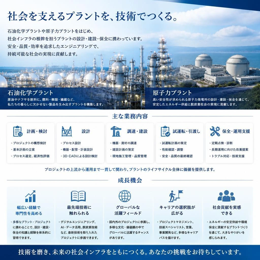 実績と信頼の業務内容
