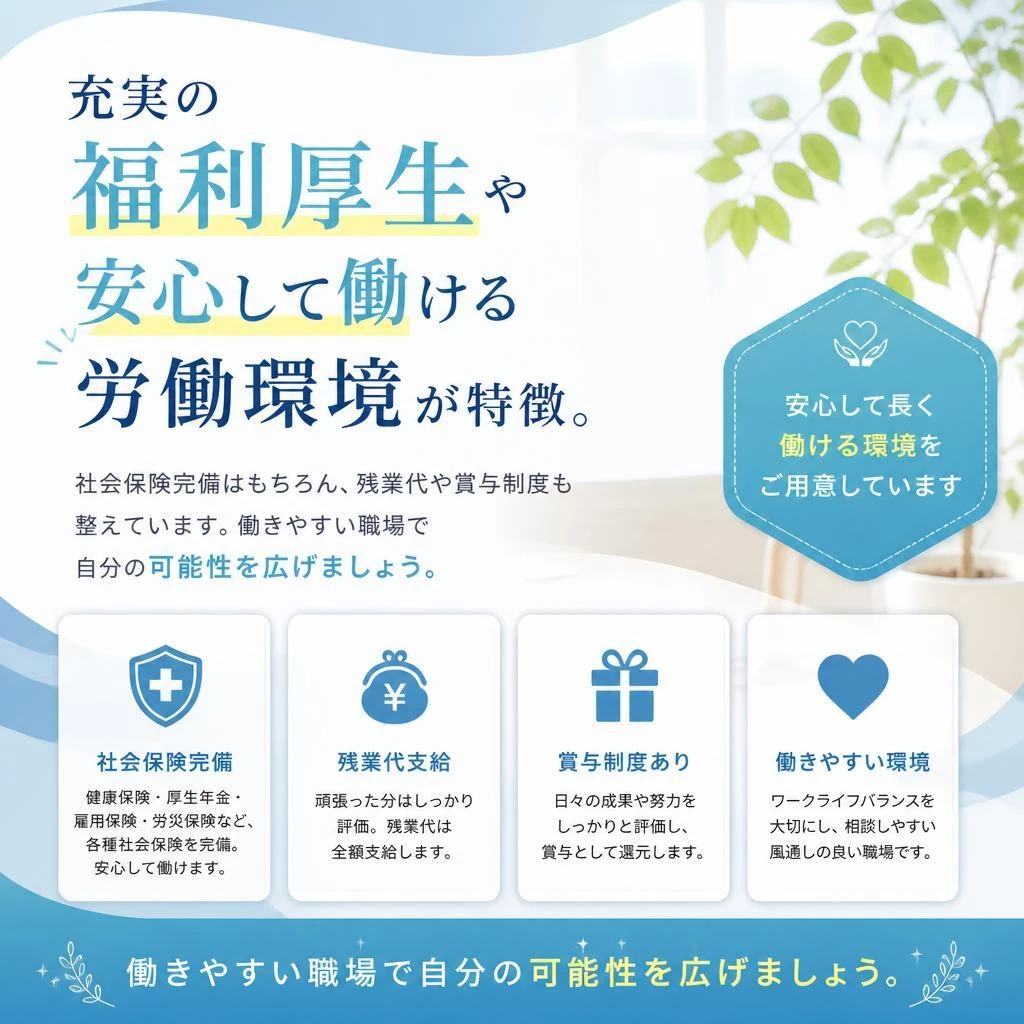 ホワイト企業としての魅力