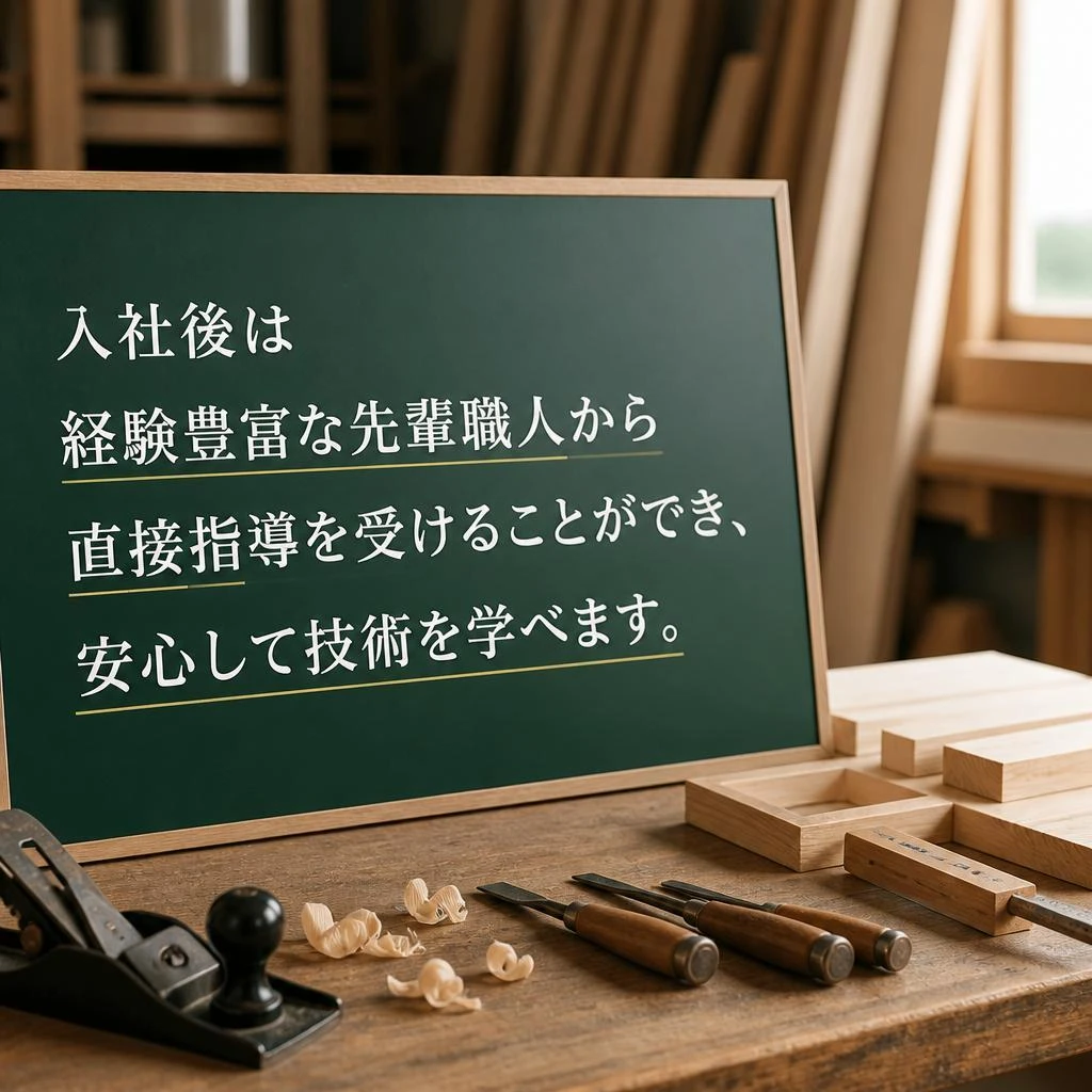 先輩からの丁寧な指導