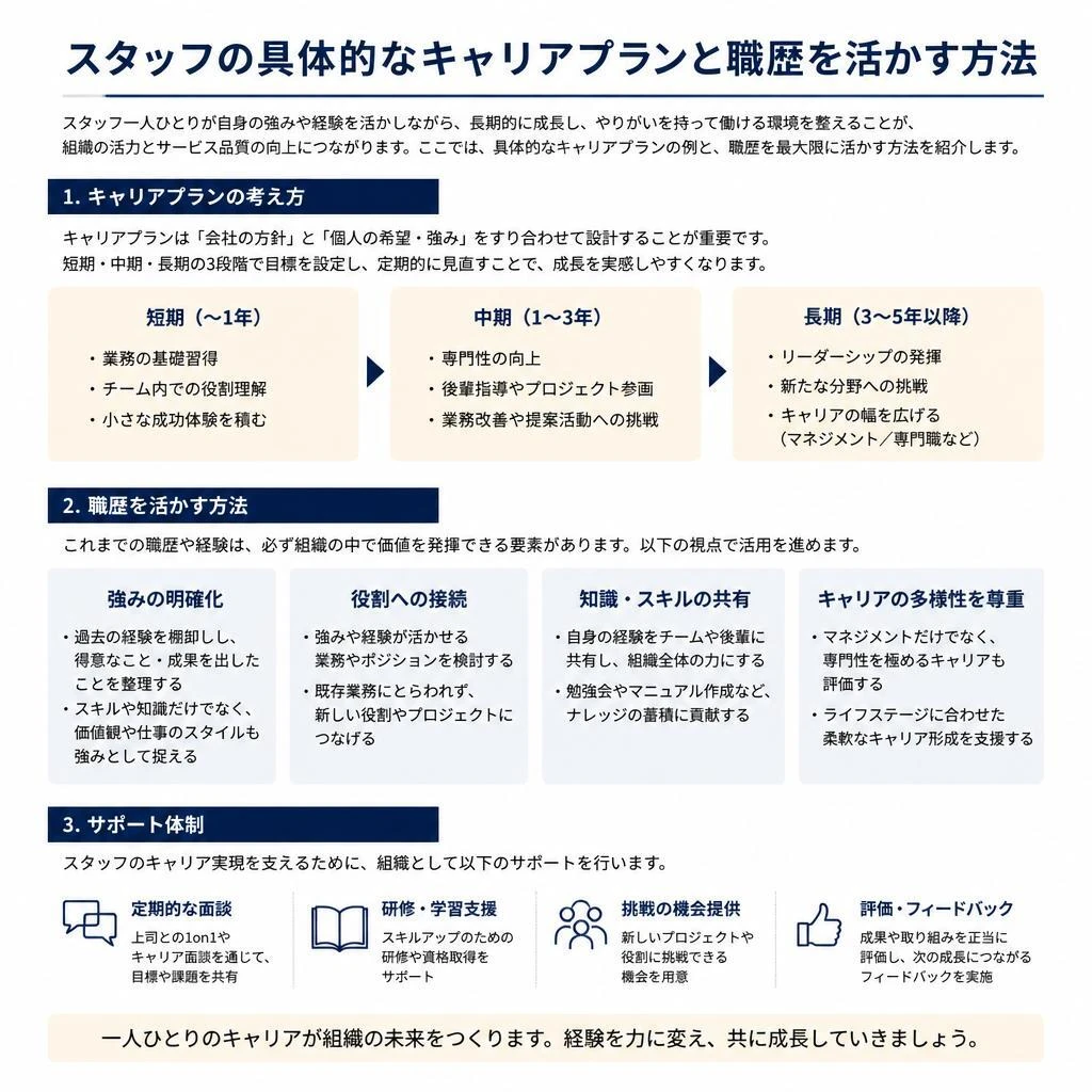 職歴やスキルを活かしたキャリアアップ