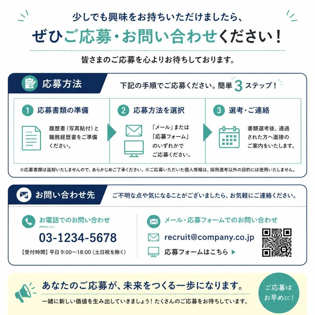 7. お問い合わせ・応募窓口の紹介