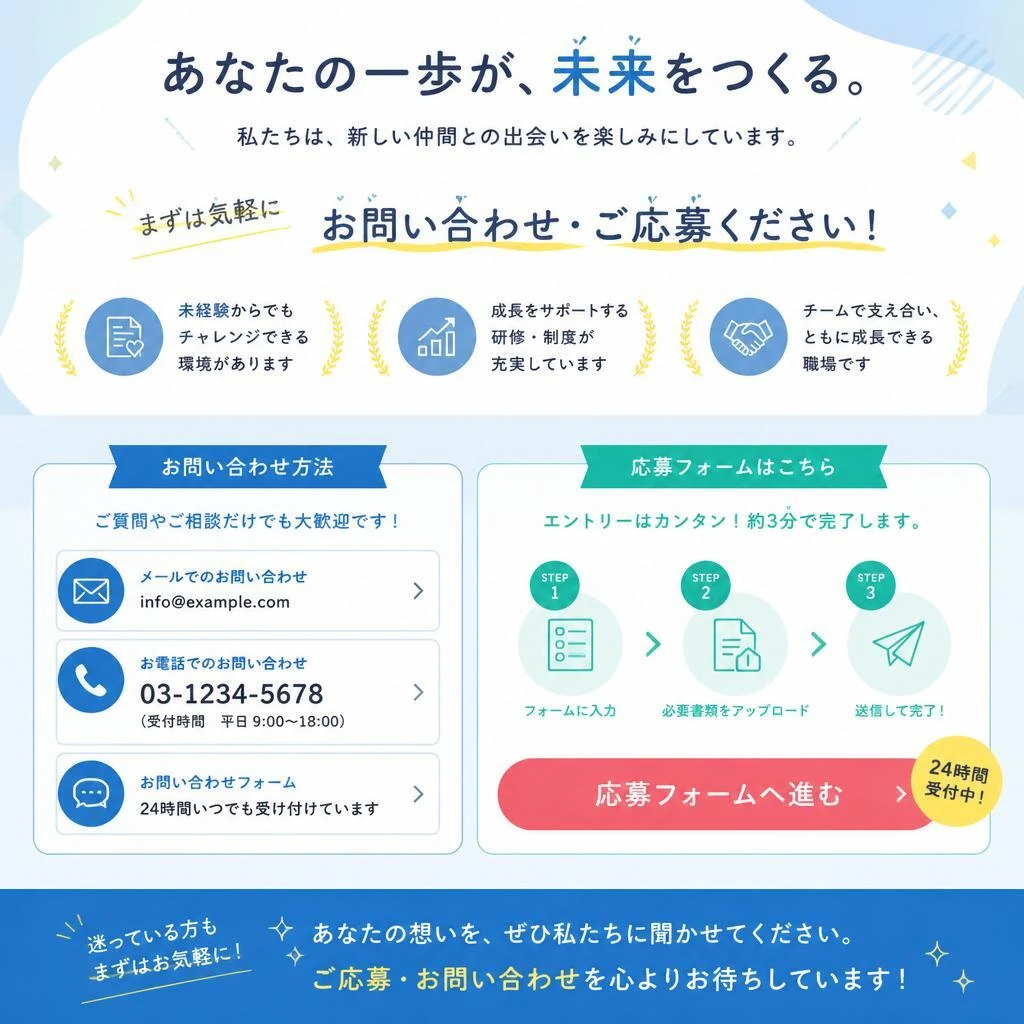 いよいよ応募へ！