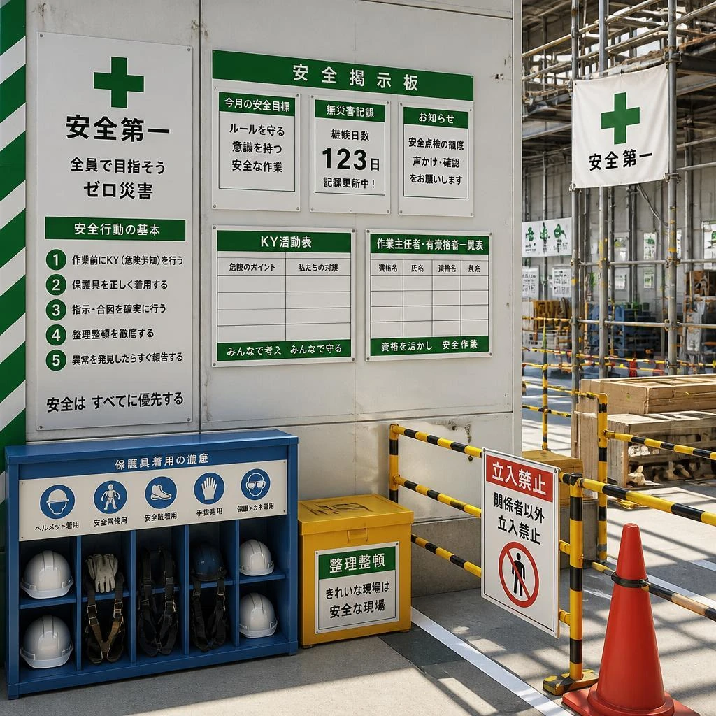 安全第一の職場環境