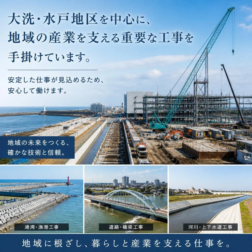 地域密着の安定した仕事